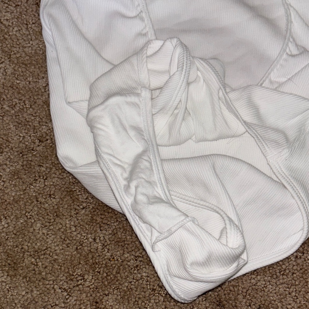 Lane Bryant White Bodysuit Open Back Onepiece Plus Size 18/20 Women’s Top - Picture 9 of 9